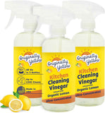Originally Yellow Plant-Based Kitchen Cleaner, 16 Fl Oz (3-Pack), Powered by Natural Vinegar & Infused with Organic Lemon