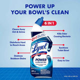 Lysol max strength toilet bowl cleaner 24 oz 4-pack, 99.9% bacteria and virus disinfectant, Atlantic fresh scent