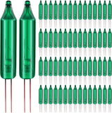 Mudder 100 Pcs Mini Christmas 2.5 Volt Replacement Light Bulbs for Christmas Trees Decorative Light Supplies Indoor Outdoor Xmas Decor, 0.17 Ampere, 0.42 Watt (Clear)