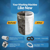 24-Count Washing Machine Cleaner Tablets for Pet Owners - Septic Safe and Eco-Friendly