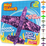 Foam Airplanes - Easter Basket Stuffers for Kids All Ages 4 5 6 7 8 9 10 Year Old - Best Toy Gift - Boy Toys Basket Stuffer Gifts - Fun Easter Gifts for Boys & Girls Party Favors - Air Plane Gift Idea