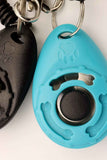 Pet Training Clicker with Wrist Strap, Dog Training Clicker, New Black and Blue, Sound-Sensitive Pets