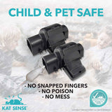 Rat and Chipmunk Traps, Dual Covered Tunneled Snap Traps, Prevent Accidental Triggering, Humane Kill, Reusable Pest Control for Rats and Mice, Indoor & Outdoor Use, 2 Pack Kat Sense