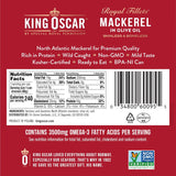 King Oscar skinless boneless wild caught mackerel in olive oil, 4.05 ounce can, pack of 6