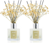 Airkeep Reed Diffuser Set,3.38 fl oz (100 ml) - Clean Linen Oil Diffusers with 8 Reed Sticks,Home Fragrance Reed Diffuser for Bathroom Shelf Decor