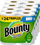 Bounty Select-A-Size Paper Towels, White, 8 Triple Rolls = 24 Regular Rolls - Rayz Mart