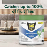 Raid Essentials Fruit Fly Trap for Indoors, 5.4 oz, Child and Pet Safe