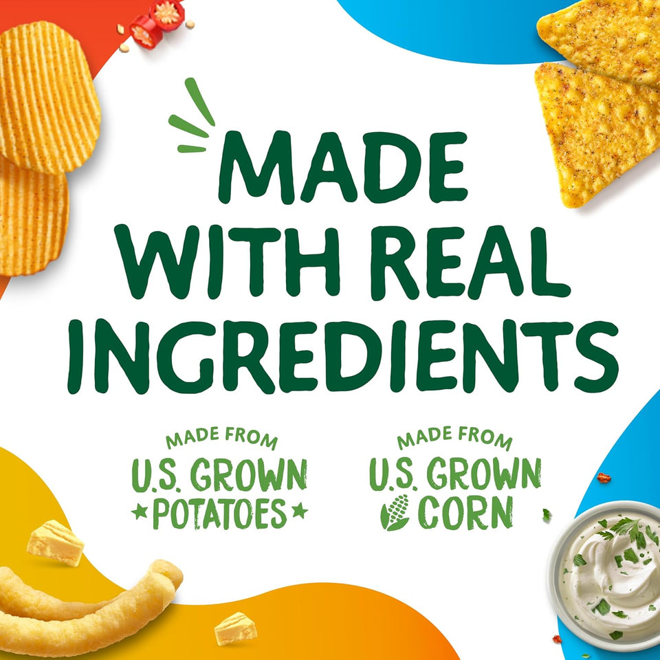 Simply Snacks Variety Pack, 36 Count, 0.875 Oz, Multiple Flavors, Real Cheese, No Artificial Colors or Flavors