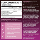 Saw Palmetto for Women with Biotin 5000mcg - Powerful DHT Blocker to Support Hair, Skin, and Nail Health - 60 Count - Vegan, Non-GMO Vitamin for Stronger, Fuller Looking Locks - 1 Month Supply