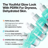 Anua PDRN Hyaluronic Acid Capsule 100 Serum, Radiant Face Serum, Salmon DNA, Hyaluronic Acid, Hydration, Moisture Plumping Effect, Lightweight, Glass Skin, Korean Skincare, 1.01 fl. oz