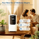 levoit oasis mist 4.5l smart humidifier for large room, white