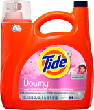 Tide Plus Boost of Ultra Downy Liquid Laundry Detergent, April Fresh Scent, 132 fl oz, 94 Loads, Laundry Detergent Liquid with Long-Lasting Freshness