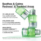 anua azelaic acid 10 hyaluron redness soothing serum for sensitive skin, korean skincare, vegan, 30ml, 1.01 fl oz.
