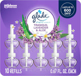 Glade PlugIns Refills Air Freshener, Scented and Essential Oils for Home and Bathroom, Hawaiian Breeze, 6.7 Fl Oz, 10 Count