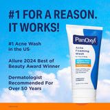 PanOxyl acne foaming wash, 10% benzoyl peroxide maximum strength, antimicrobial, 5.5 oz