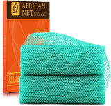 ujfqbh 3 pieces african bath sponge pink yellow purple exfoliating shower body scrubber