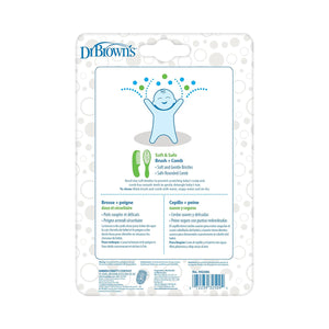 Dr. Brown's Soft and Safe Baby Brush + Comb