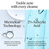 Neutrogena Oil-Free Acne Face Wash - Facial Cleanser with Salicylic Acid, Daily Cleanser for Oily & Acne-Prone Skin, Clears & Helps Prevent Breakouts, Clear Formula, 9.1 fl. oz. Bottle