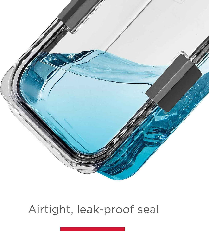 Rubbermaid Brilliance 44-Piece Food Storage Containers Set, BPA Free, Airtight, Leak-Proof, Dishwasher and Freezer Safe
