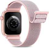 Nylon Loop Sport Band Compatible with Apple Watch Bands 44mm 45mm 46mm 49mm 42mm for Women Men, iWatch Wrist Straps for Ultra 3 2, Se, Series 11 10 9 8 7, Breathable, Soft Band Ideal for Outdoor