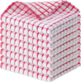 Kitinjoy Cotton 8 Pack Terry Kitchen Dish Cloths, 12 x 12 Inches Super Soft and Absorbent Dish Rags, Quick Drying Dish Towels for Washing Dishes, Mixed Color