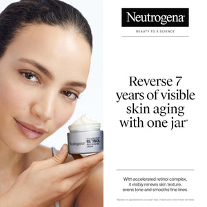 Neutrogena Rapid Wrinkle Repair Retinol Face Moisturizer, Daily Anti-Aging Face Cream with Retinol & Hyaluronic Acid to Fight Fine Lines, Wrinkles, & Dark Spots, 1.7 oz