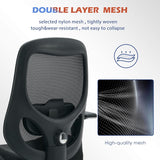 BOSMILLER 700lbs Big and Tall Office Chair with Wide Thick Seat Cushion for Sitting All Day,Ergonomic Mesh Desk Chair with Adjustable Lumbar Support for Heavy People,4D Armrests