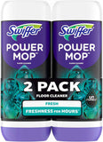 swiffer powermop unstopables fresh scent floor cleaning solution with 2 pack