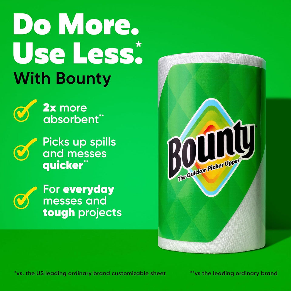 Bounty Select-A-Size Paper Towels, White, 8 Triple Rolls = 24 Regular Rolls - Rayz Mart