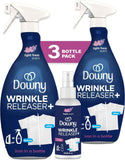 Downy Wrinkle Releaser Spray, Travel Size + 16.9 Oz Pack of 2, All-In-One Formula Removes Wrinkles, Static and Odors, Light Fresh Scent