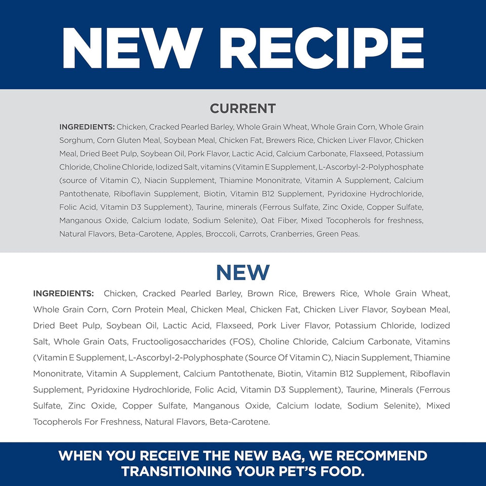 hills science diet large breed adult dry dog food 35lb bag chicken and barley quality protein