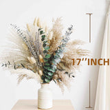 Exquisite lavender and eucalyptus dried flower arrangement for bohemian home decor and wedding tables
