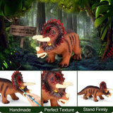 kissdream 7 piece jumbo dinosaur toys for boys realistic giant dinosaur toys 3-5 years