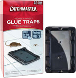 Catchmaster Mouse & Insect Glue Traps 16-Pk, Adhesive Rodent & Bug Catcher, Mouse Traps Indoor for Home, Sticky Glue Boards for Mice and Insects, Pest Control for House & Garage
