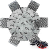 BOYAN Pot and Pan Protectors, Set of 12 and 3 Different Size, Cookware Protector Set/Felt Pots and Pans Divider Separator Pads Anti-Slip to Avoid Scratching or Marring When Stacking