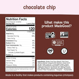 MadeGood Soft Baked Gluten-Free Chocolate Chip Mini Cookies, 30 Count, Perfect for School, Camping, or Movie Snacks