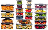 Rubbermaid Brilliance 44-Piece Food Storage Containers Set, BPA Free, Airtight, Leak-Proof, Dishwasher and Freezer Safe