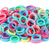 200pcs small hair ties for baby girls infants toddlers kids, elastic hair ponytail holder accessories