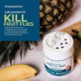 Wondercide Fruit Fly Traps 2-Pack, Indoor Fruit Fly Killer, Pet and People Safe, Made in USA, Plant Based, 5.4 oz