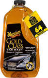 Meguiar's Gold Class Car Wash - 64 Oz, Foam Cannon or Bucket Wash, Safe for All Paint Types, 1-Step Cleaning and Conditioning