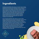 blue buffalo delights natural adult small breed wet dog food, variety pack, made with natural ingredients, filet mignon & new york strip recipe