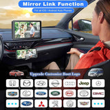 7" portable wireless car stereo with Apple CarPlay, Android Auto, and backup camera for all vehicles