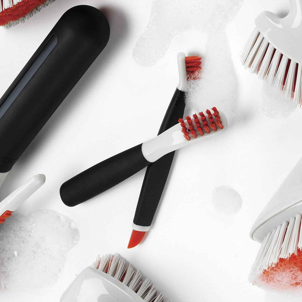 OXO Good Grips Deep Clean Brush Set with 2 Brushes and Non-Slip Grips