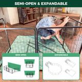 FXW Homeplus Unleashed Indoor Dog Playpen - Stress-Free and Safe Play, Heavy Duty 24 Inch 6 Panels Dog Pen for Puppy and Small Dogs, Black│Patented
