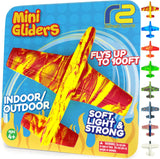 Foam Airplanes - Easter Basket Stuffers for Kids All Ages 4 5 6 7 8 9 10 Year Old - Best Toy Gift - Boy Toys Basket Stuffer Gifts - Fun Easter Gifts for Boys & Girls Party Favors - Air Plane Gift Idea