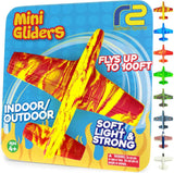 Foam Airplanes - Easter Basket Stuffers for Kids All Ages 4 5 6 7 8 9 10 Year Old - Best Toy Gift - Boy Toys Basket Stuffer Gifts - Fun Easter Gifts for Boys & Girls Party Favors - Air Plane Gift Idea