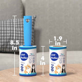 Extra sticky lint roller mega value set 400 sheets for pet hair removal dog and cat lint remover for clothes furniture carpet