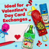 Bazooka Lollipops, 18-Count Assorted Valentine's Candy Variety Pack, Individually Wrapped Lollipops for Parties and Gifts