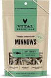 Vital Essentials Minnows Cat Treats, 0.5 oz | Freeze-Dried Raw | Single Ingredient | Grain Free, Gluten Free, Filler Free