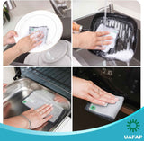 12 PCS Non Scratch Wire Dishcloth, Cleans Fast Without Scratching, Stands Up to Stuck-on Grime, Multi-Surface Safe, Wire Dishwashing Rag Cleaning Power for Everyday Jobs 7.87“ x 7.87”